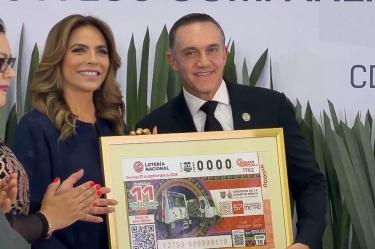 Billete conmemorativo por los 57 años del Metro