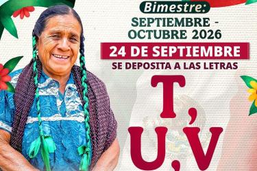A través de la Tarjeta Bienestar, el depósito se otorga de manera directa y sin intermediarios.