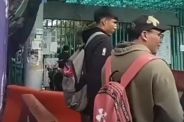 Imagen del momento del ataque en el Colegio de Bachilleres Plantel 6