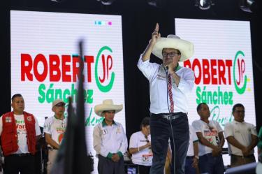 Roberto Sánchez candidato por la presidencia de Perú