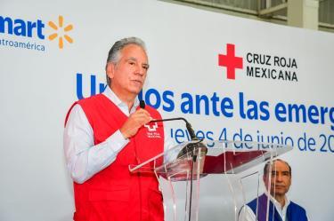 Presidente Nacional de Cruz Roja Mexicana, Eduardo Agüero Le Duc