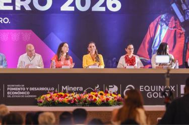 Evelyn Salgado Pineda inauguró los trabajos del Foro Guerrero Minero 2026.