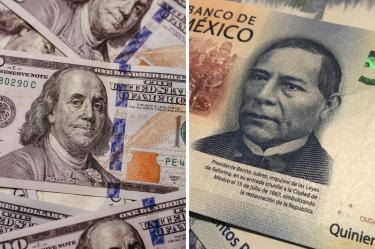 Peso mexicano se fortalece, mientras dólar se debilita por guerra