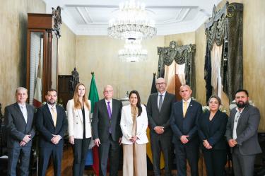 Reunión de Tere Jiménez con representantes del Gobierno de Alemania