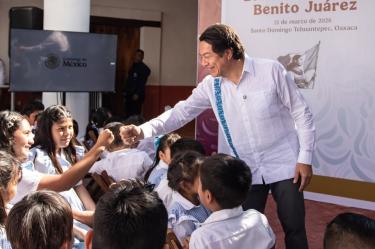 Con La Escuela es Nuestra, Oaxaca consolida la transformación de 5 mil 112 planteles educativo