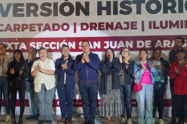 El alcalde Janecarlo Lozano anuncia inversión contra inundaciones en la GAM