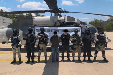 La Secretaría de la Defensa Nacional confirmó que, mediante un despliegue coordinado, se logró la detención de Misael "N", alias "Güero Pink"