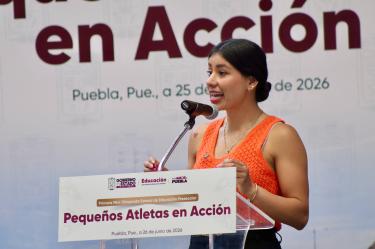 Gabriela Sánchez- secretaria de Deporte y Juventud de Puebla