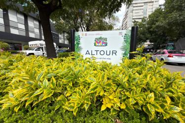 Mauricio Tabe reconoció el compromiso de la empresa internacional ALTOUR