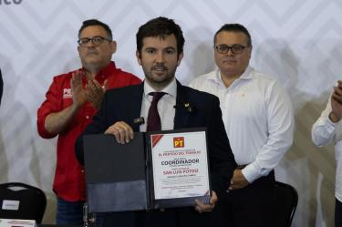 Gerardo Sánchez Zumaya se registró para ser el Coordinador Estatal en Defensa de la Transformación y la Soberanía Nacional.