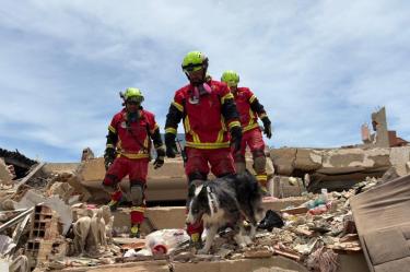 Con el traslado de más de seis toneladas de equipo especializado, el Equipo Especializado de Búsqueda y Rescate en Estructuras Colapsadas (USAR) de la Cruz Roja Mexicana arribó a La Guaira, Venezuela