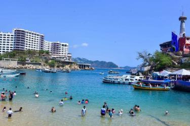 Disminuye la llegada de turistas internacionales a playas de México.