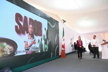 La presidenta Claudia Sheinbaum encabezó la presentación de los avances en los 12 ejes del Plan Michoacán por la Paz y la Justicia