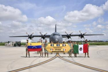 La Secretaría de la Defensa Nacional continúa empleando su capacidad operativa para brindar ayuda al pueblo venezolano