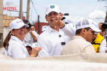 Armenta Mier encabezó un recorrido por las 33 vialidades intervenidas en la zona metropolitana