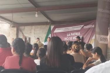 Acusan a Héctor Santana de acarreo masivo, con la finalidad de simular respaldo ciudadano