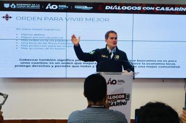 El alcalde destacó el balance de la Feria de las Flores 2026, la cual reunió a 102 mil 800 asistentes a través de más de 130 actividades.