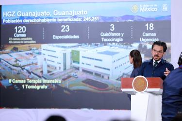 Obras de gran escala beneficiarán a millones de derechohabientes en más de 15 estados, destacando los Hospitales Generales Regionales en Saltillo, Culiacán, Los Cabos, Santa Catarina, Guadalupe y San Luis Río Colorado. .