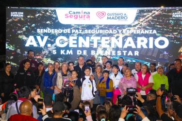 GAM inaugura Sendero de Paz Centenario y suma 10 km de corredores seguros para la comunidad.