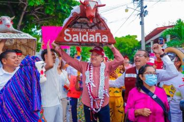 Saldaña reiteró su respaldo al proyecto que encabeza la presidenta
