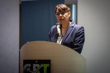 Norma Solano, comisionada presidente de la comisión reguladora de telecomunicaciones (CRT