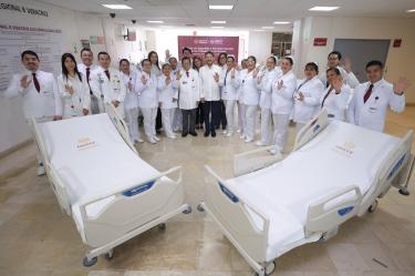 Distribuyen 242 nuevas camas hospitalarias del ISSSTE en 11 estados para modernizar la atención médica