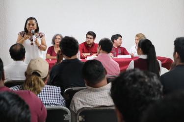 Como parte del encargo de la dirigencia, la consejera informó que ha recorrido más de 40 municipios en asambleas para fortalecer la estructura y respaldar el proyecto de la presidenta Claudia Sheinbaum