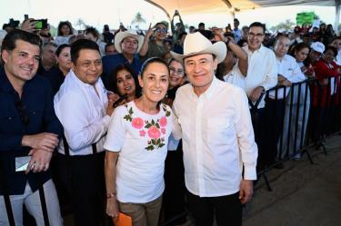 El mandatario estatal destacó que, con una inversión coordinada entre los tres órdenes de gobierno, se fortalece la infraestructura urbana, obras de agua, movilidad, educación, vivienda, seguridad y espacios públicos