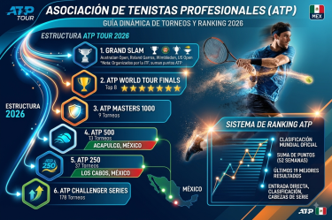 La ATP es el órgano rector del tenis alrededor del mundo.