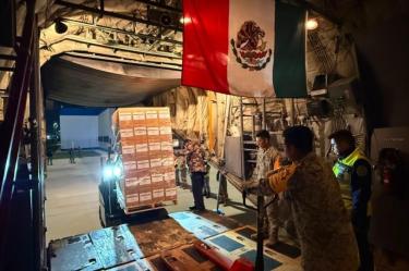 Fuerzas Armadas de México despliegan puente aéreo con ayuda humanitaria hacia Colombia tras el sismo de 7.4 © 2026 Imagen - Excélsior. Todos los derechos reservados. El contenido de este sitio y de la edición impresa está protegido por la Ley Federal del Derecho de Autor. Prohibida la reproducción total o parcial sin autorización previa y por escrito. El material de terceros conserva sus propios derechos.