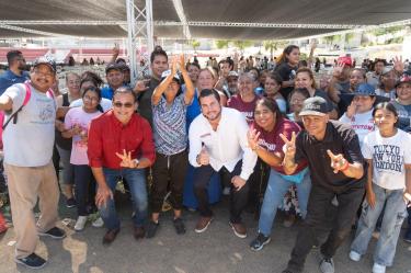 Más de 10 mil vecinos de la Zona Este se reunieron en la Unidad Deportiva Mariano Matamoros, en  Tijuana