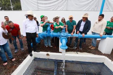 La presidenta municipal de Ecatepec destacó la inversión histórica tripartita en agua potable y drenaje que supera los mil 785 millones de pesos en obras hídricas