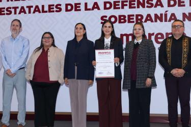 Rosa María Bayardo Cabrera será la coordinadora Estatal de la Defensa de la Transformación y la Soberanía Nacional en Colima.