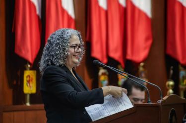 Graciela Domínguez, gobernadora interina de Sinaloa