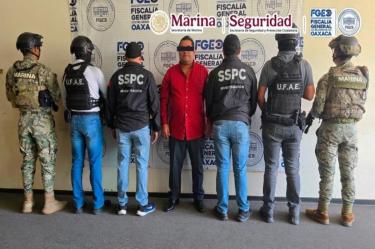 Semar detiene a 10 extorsionadores en Oaxaca