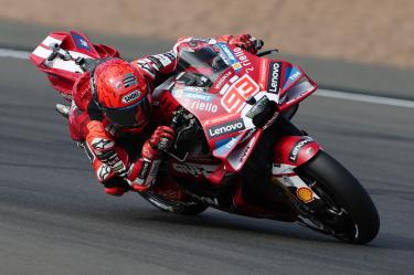 Marc Márquez se llevó la victoria sprint este sábado.