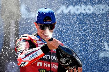 Marc Márquez se llevó la victoria en Aragón