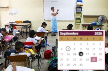 ¿Habra megapuente en septiembre 2026? Días sin clases según la SEP