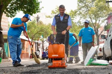 Este programa complementa las obras de infraestructura vial que se realizan en la demarcación.
