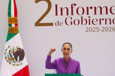 Sheinbaum destaca estabilidad económica de México durante su Segundo Informe de Gobierno.
