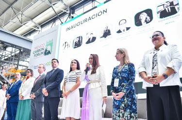 Tere Jiménez encabezó la inauguración del Mexico Carbon Forum 2026