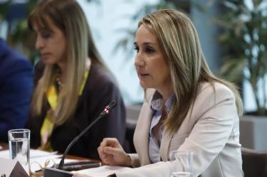 Senadora del Partido Verde, Virginia Magaña