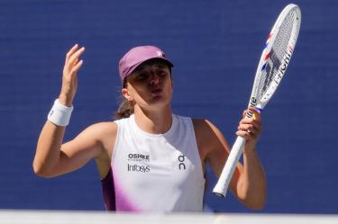 Iga Swiatek eliminada del US Open 2026 por la tenista china, Zheng Qinwen.