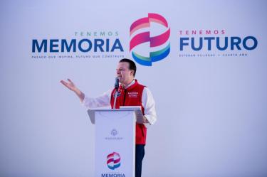 Esteban Villegas plantea seguir con más avance y desarrollo para Durango