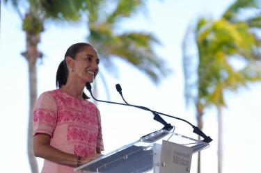Claudia Sheinbaum informó que hay 486 mil 167 beneficiarios de programas sociales en Quintana Roo.