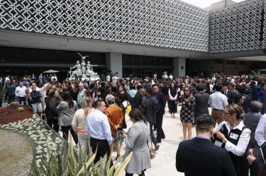 El proceso de evacuación en la Cámara de Diputados se dividió en dos etapas, las cuales se realizaron en su totalidad en un tiempo de cuatro minutos