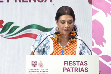 Clara Brugada Molina, anunció que más de 13 mil elementos de seguridad y 1 mil 400 patrullas resguardarán los festejos del Grito de Independencia en el Zócalo y las 16 alcaldías