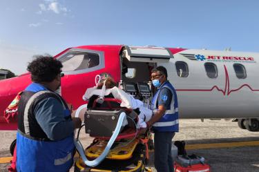 El envío se logró en coordinación con el Centro Virtual de Operaciones en Emergencias y desastres (CVOED) que opera las 24 horas.