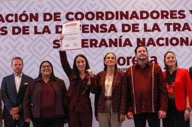 Morena designó a la senadora con licencia Julieta Ramírez Padilla como coordinadora estatal de la Defensa de la Transformación y la Soberanía Nacional en Baja California.