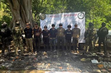 Operativo blindaje en los límites de Sinaloa y Durango: Fuerzas federales neutralizan ataque y capturan a 9 civiles armados